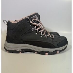 Skechers Outdoor Ultra Walking Hiking Waterproof Boots Gray Pink Womens